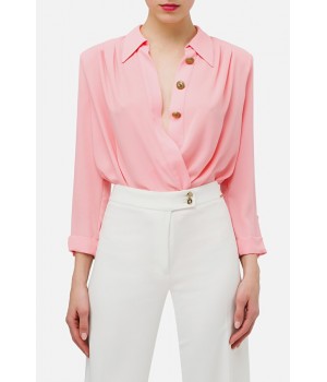 CB10501E2 Elisabetta Franchi Camicia body pink