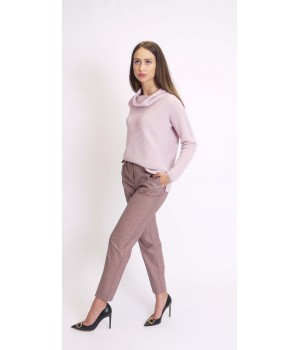 Nenette pantalone pied de poule cipria