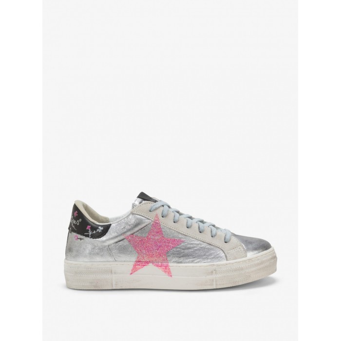 Nira Rubens  sneakers martini silver flowers - stella NIST103