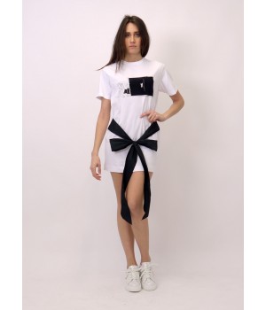 Elisabetta Franchi t-shirt con fiocco MA18911E2