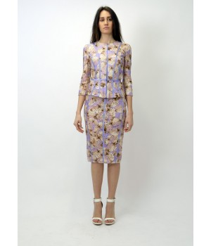 Elisabetta Franchi giacca stampa farfalle GI95011E2