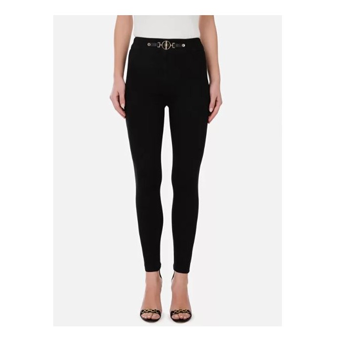 PJ97I11E2 Elisabetta Franchi jeggings stretch nero