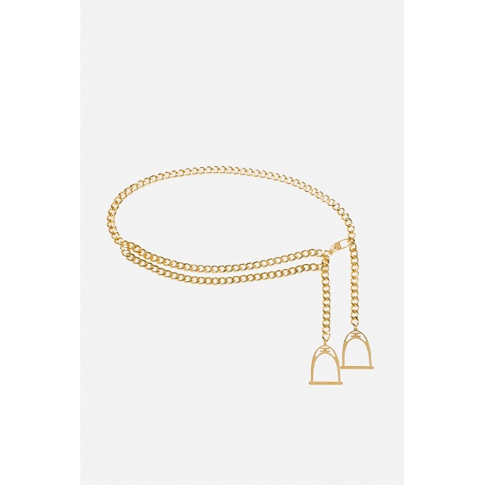 Elisabetta Franchi cintura di catene  oro CT16A16E2