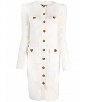 Elisabetta Franchi tubino in maglia avorio AM44G16E2