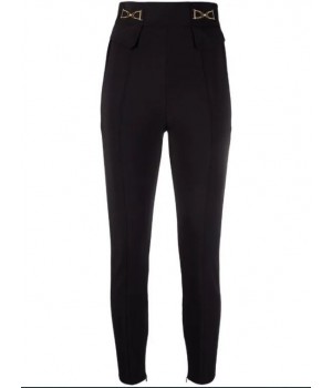 PA37816E2 Elisabetta Franchi pantalone stretch nero