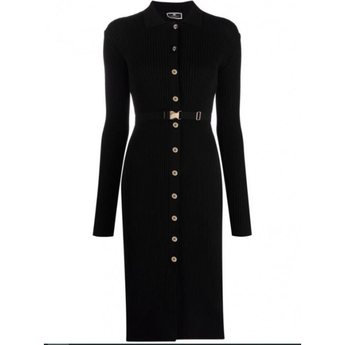 AM70M16E2 Elisabetta Franchi abito aderente nero