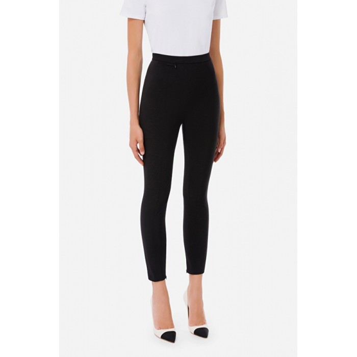 PA00616E2 Elisabetta Franchi Pantalone cavallerizza nero