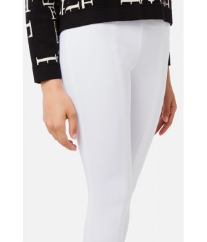 PA00616E2 Elisabetta Franchi Pantalone cavallerizza avorio
