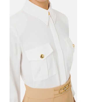CA33516E2 Elisabetta Franchi camicia avorio