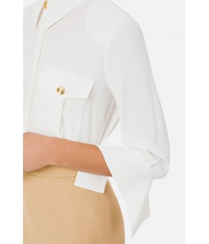 CA33516E2 Elisabetta Franchi camicia avorio