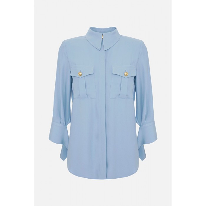 CA33516E2 Elisabetta Franchi camicia baby blue