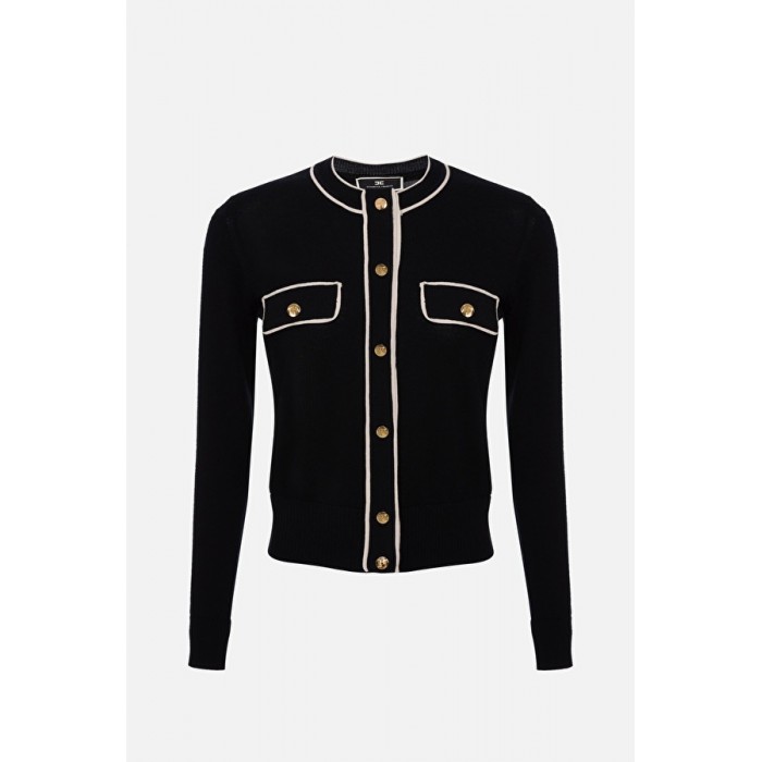 MK31S16E2 Elisabetta Franchi Cardigan nero