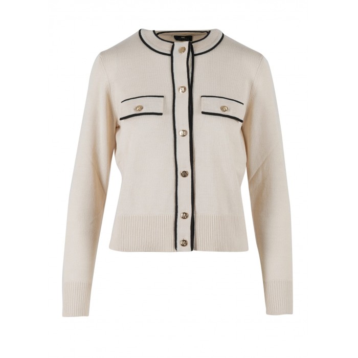 MK31S16E2 Elisabetta Franchi Cardigan burro