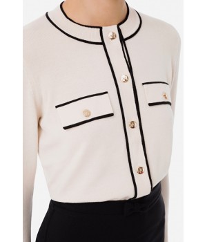 MK31S16E2 Elisabetta Franchi Cardigan burro