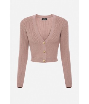 MK34S16E2 Elisabetta Franchi cardigan malva