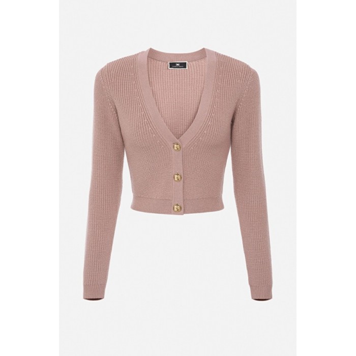 MK34S16E2 Elisabetta Franchi cardigan malva