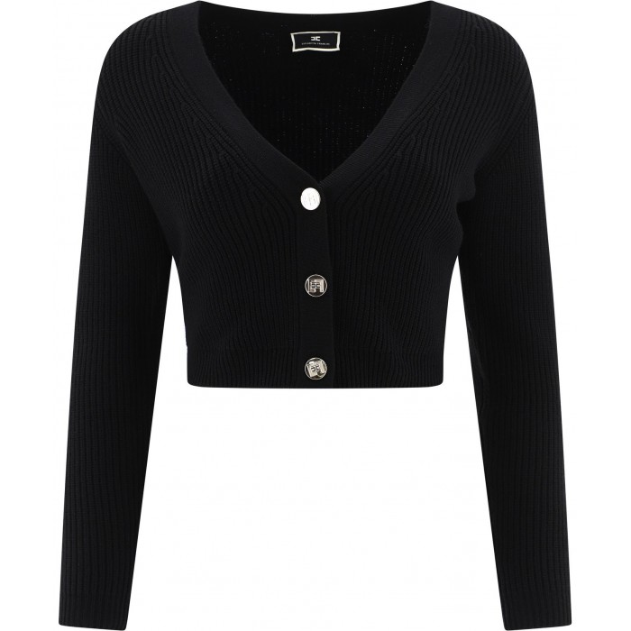 MK34S16E2 Elisabetta Franchi cardigan nero