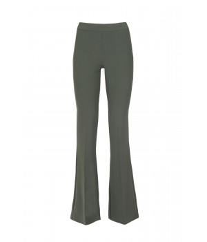 A21CPPA029010520 Simona Corsellini Pantalone a zampa verde musk