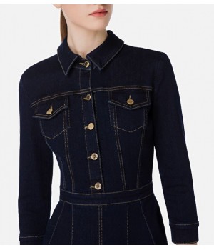 AJ23S16E2 Elisabetta Franchi tubino in denim