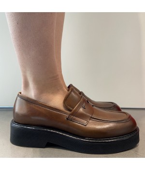 Triver Flight  mocassino cuoio 482