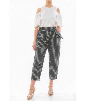 RAME PANTALONE COTONE RIGHE 