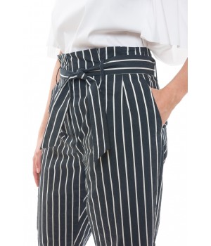 RAME PANTALONE COTONE RIGHE 
