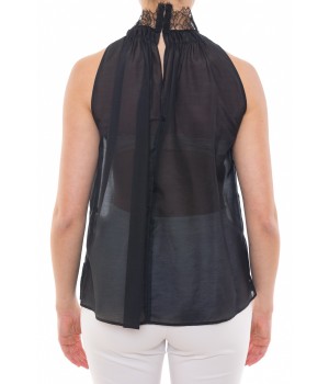 ELISABETTA FRANCHI  CANOTTIERA PIZZO 