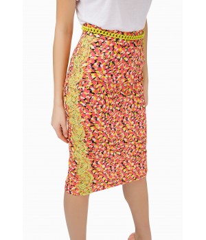 ELISABETTA FRANCHI GONNA MACULATA