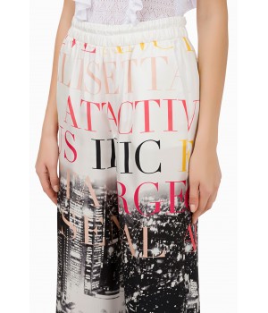 ELISABETTA FRANCHI PANTALONE STAMPA CITY