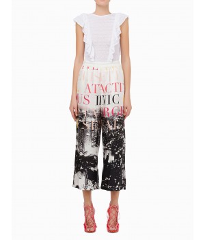 ELISABETTA FRANCHI PANTALONE STAMPA CITY