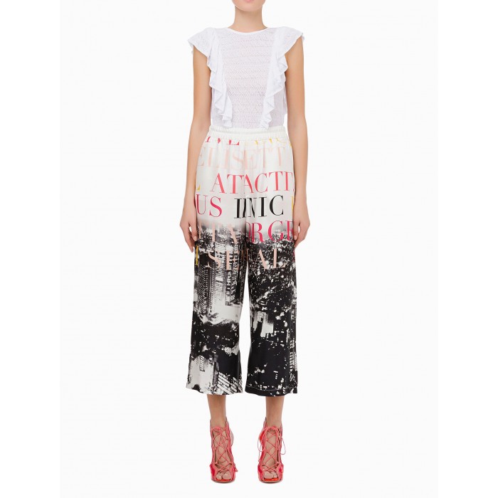 ELISABETTA FRANCHI PANTALONE STAMPA CITY