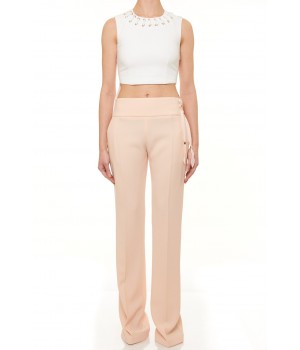 ELISABETTA FRANCHI PANTALONE SARTORIALE  PA9593236 CIPRIA